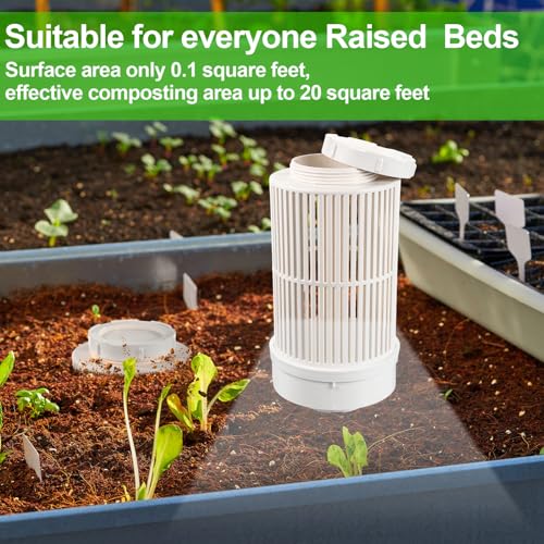 2 Pcs Inground Worm Composter L46002