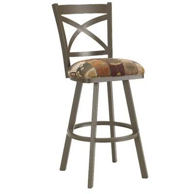 Matte Black Swivel Bar Stool R6805