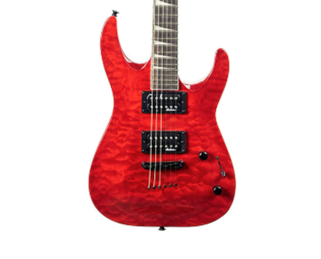 Transparent Red Arch Top Electric Guitar B6742