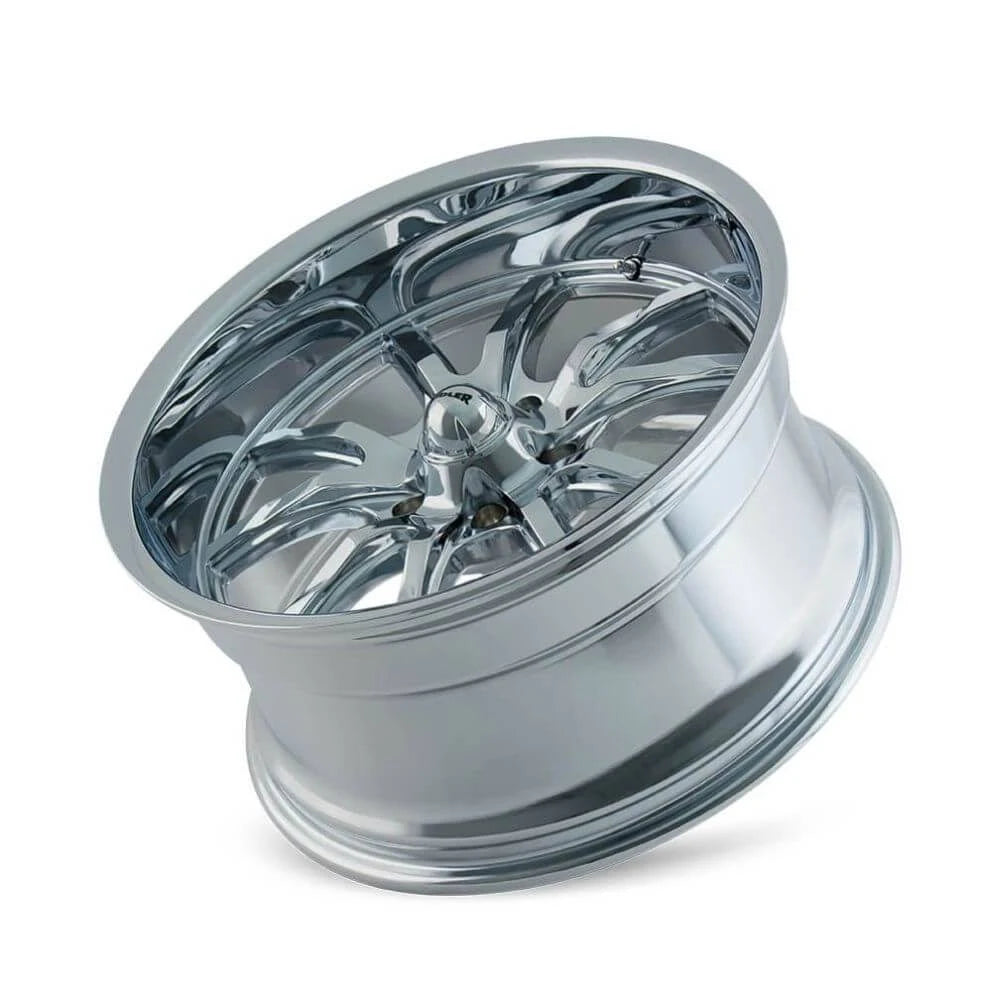 22x9.5 5x120 +18mm Chrome Wheel Rim U365260