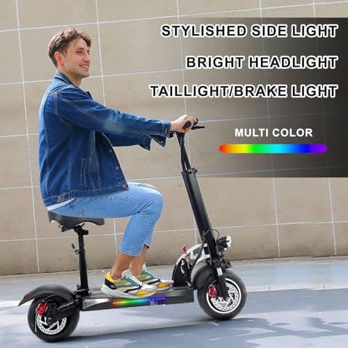 30MPH 800W Motor 10" Off-Road Tires Foldable Electric Scooter with Seat V35982