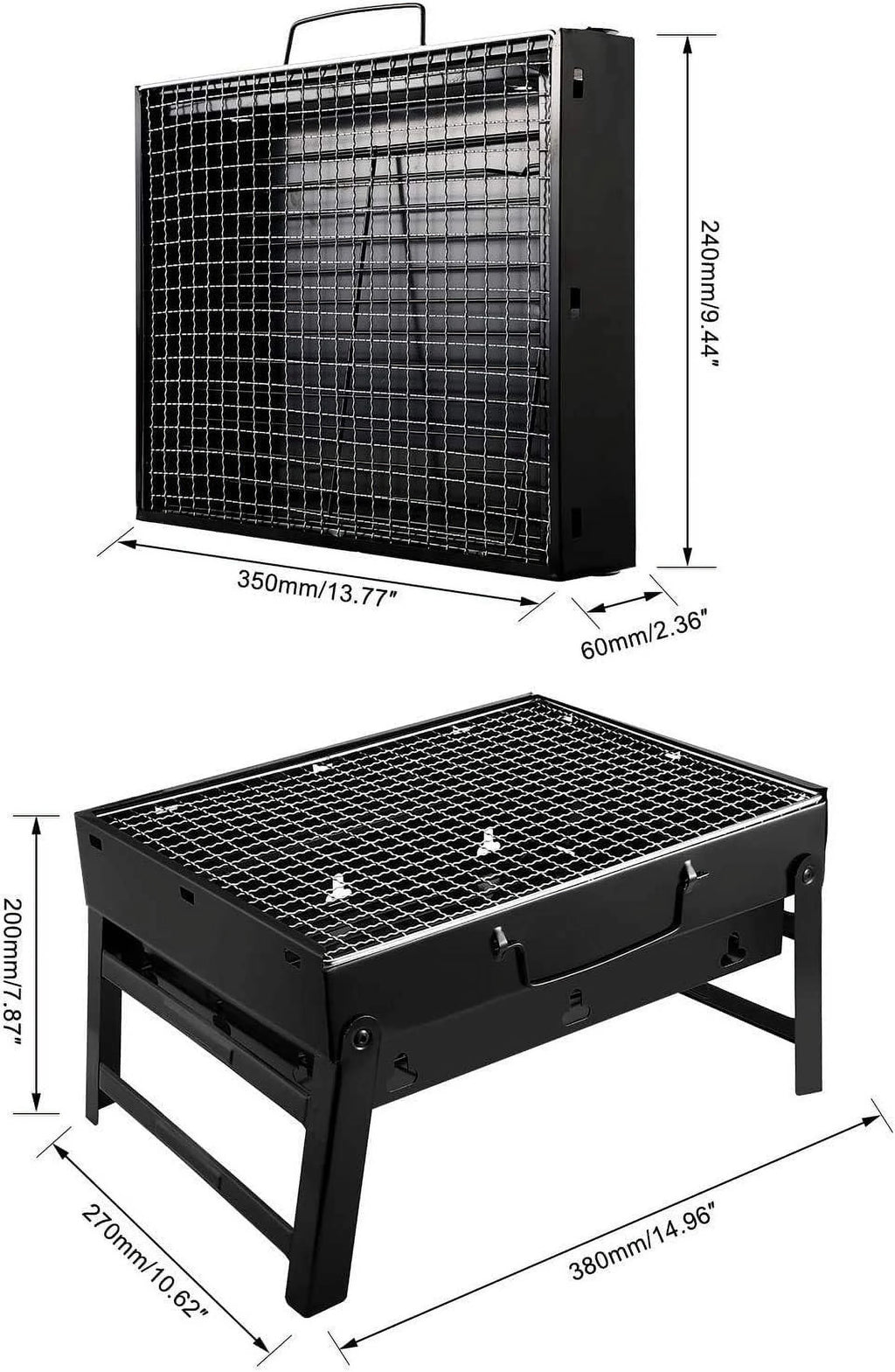 Portable Charcoal Grill Y1856
