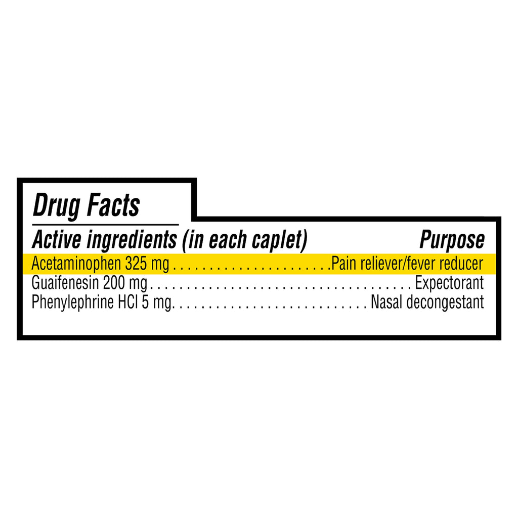 Acetaminophen Caplets 325mg, 24 Count K702