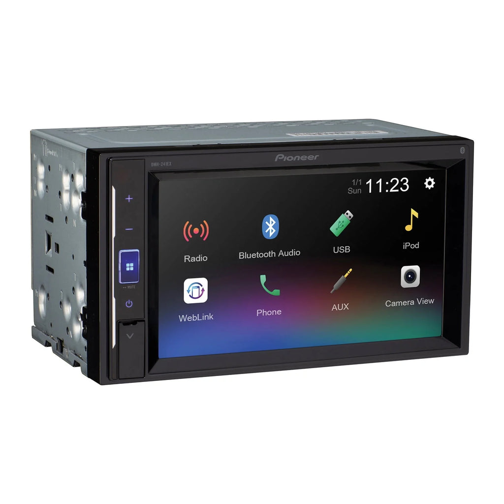 6.2-In. Double-DIN Digital Media Receiver with Touch Screen and Bluetooth E55908