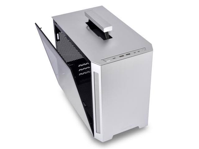 Silver Mini-ITX Tempered Glass Case M649