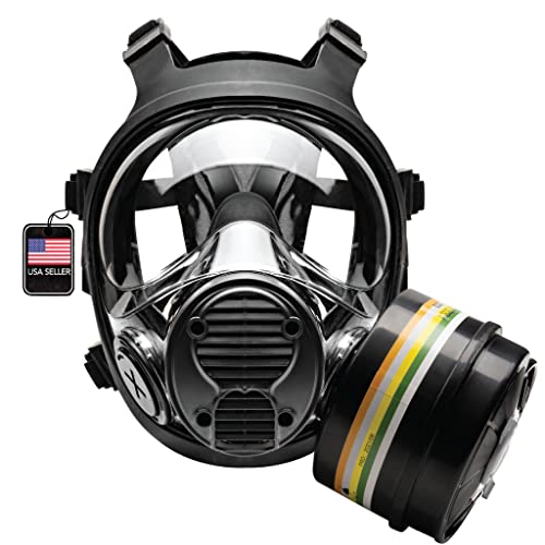Tactical Gas Mask Full Face Respirator V807