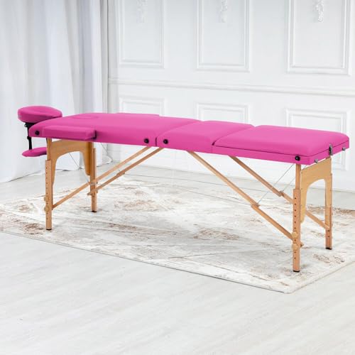 24 inch Wide Folding Height Adjustable Massage Table with Non-Woven Bag T1638
