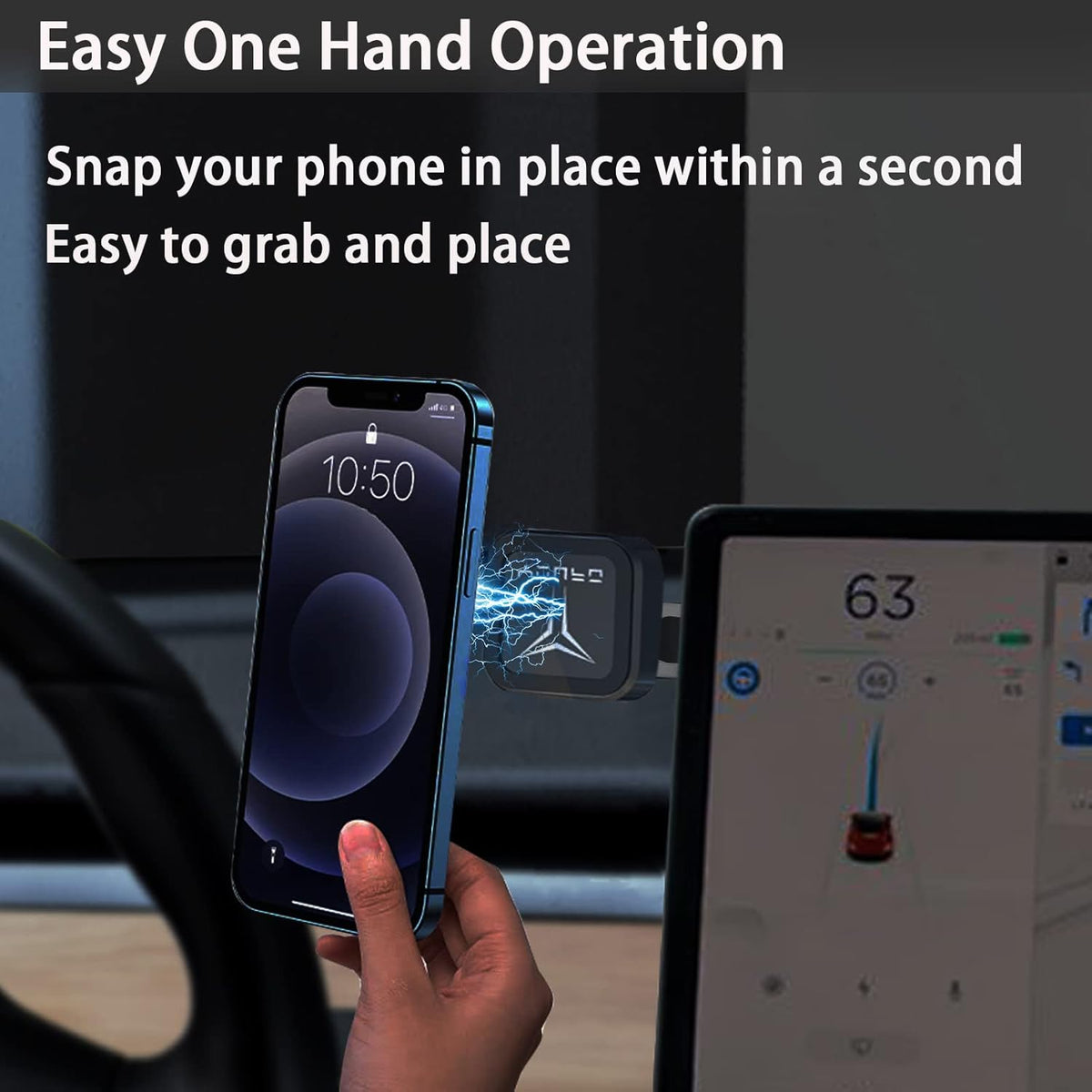Pack of 2 Magnetic Car Phone Holder Mount K319
