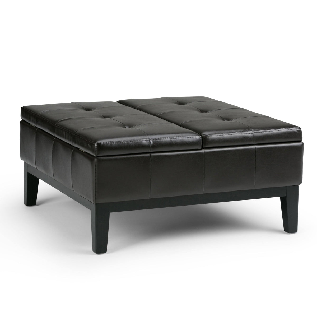 Stone Grey Square Table Ottoman U1513