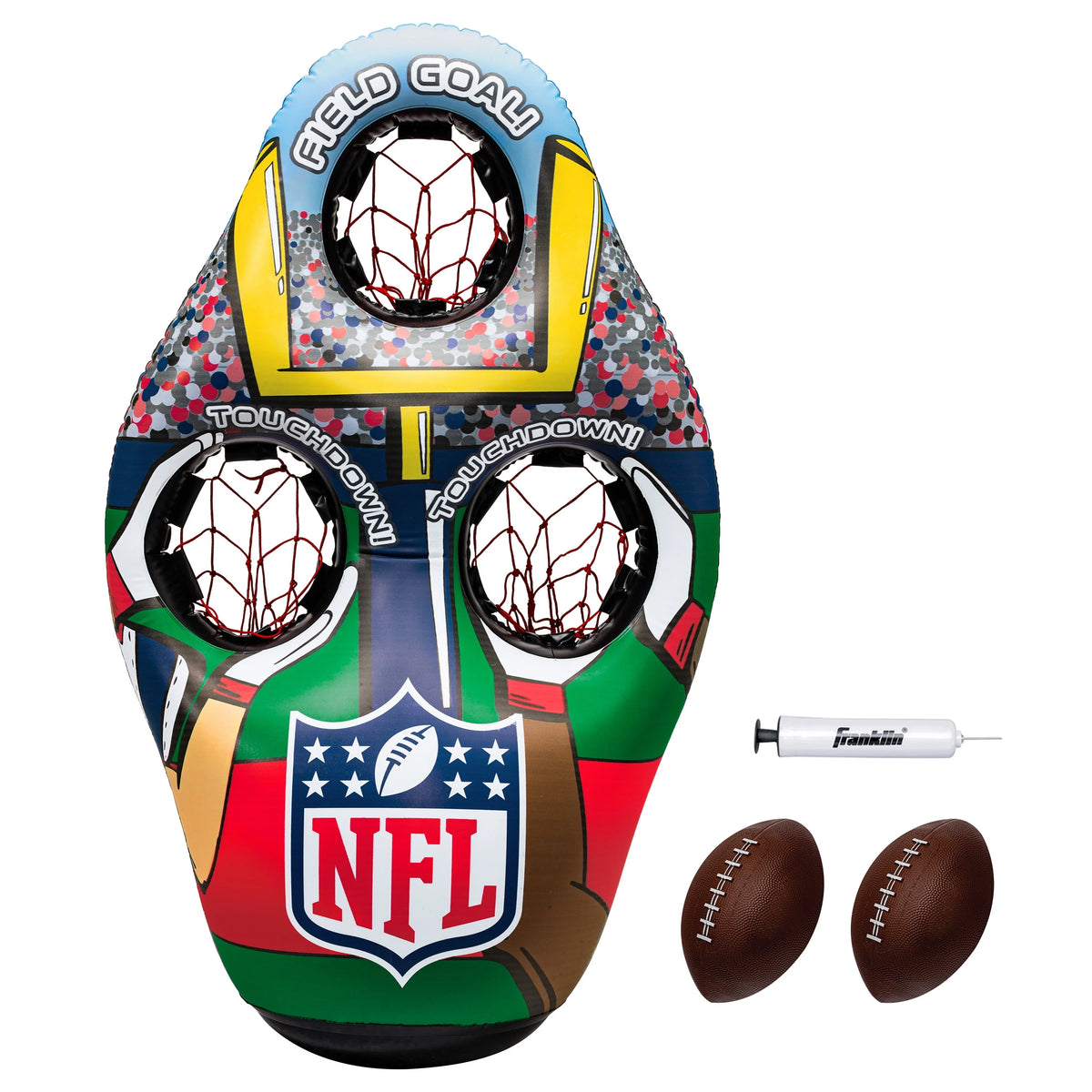 XL Inflatable Football Target Toss Game Z18836