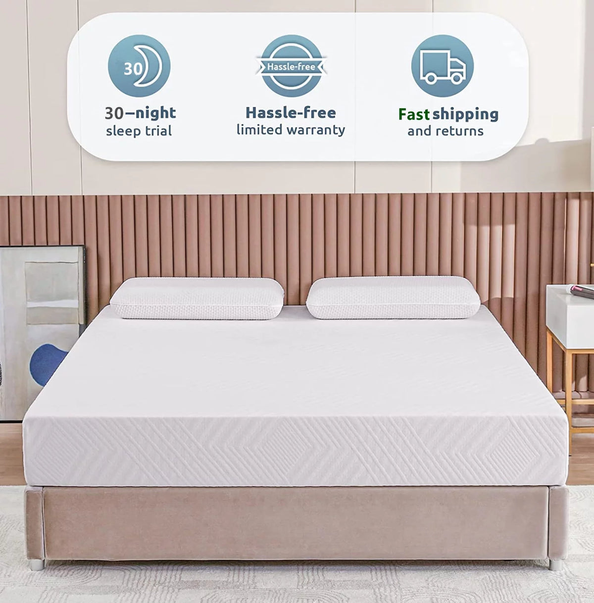 Twin Size 6 Memory Foam Mattress A443829