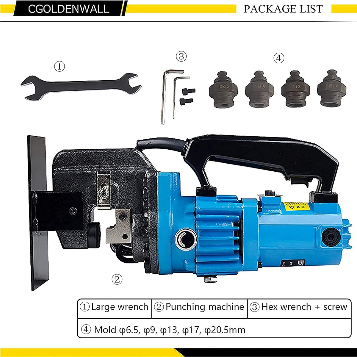 1200W Hydraulic Hole Punching Tool T992352