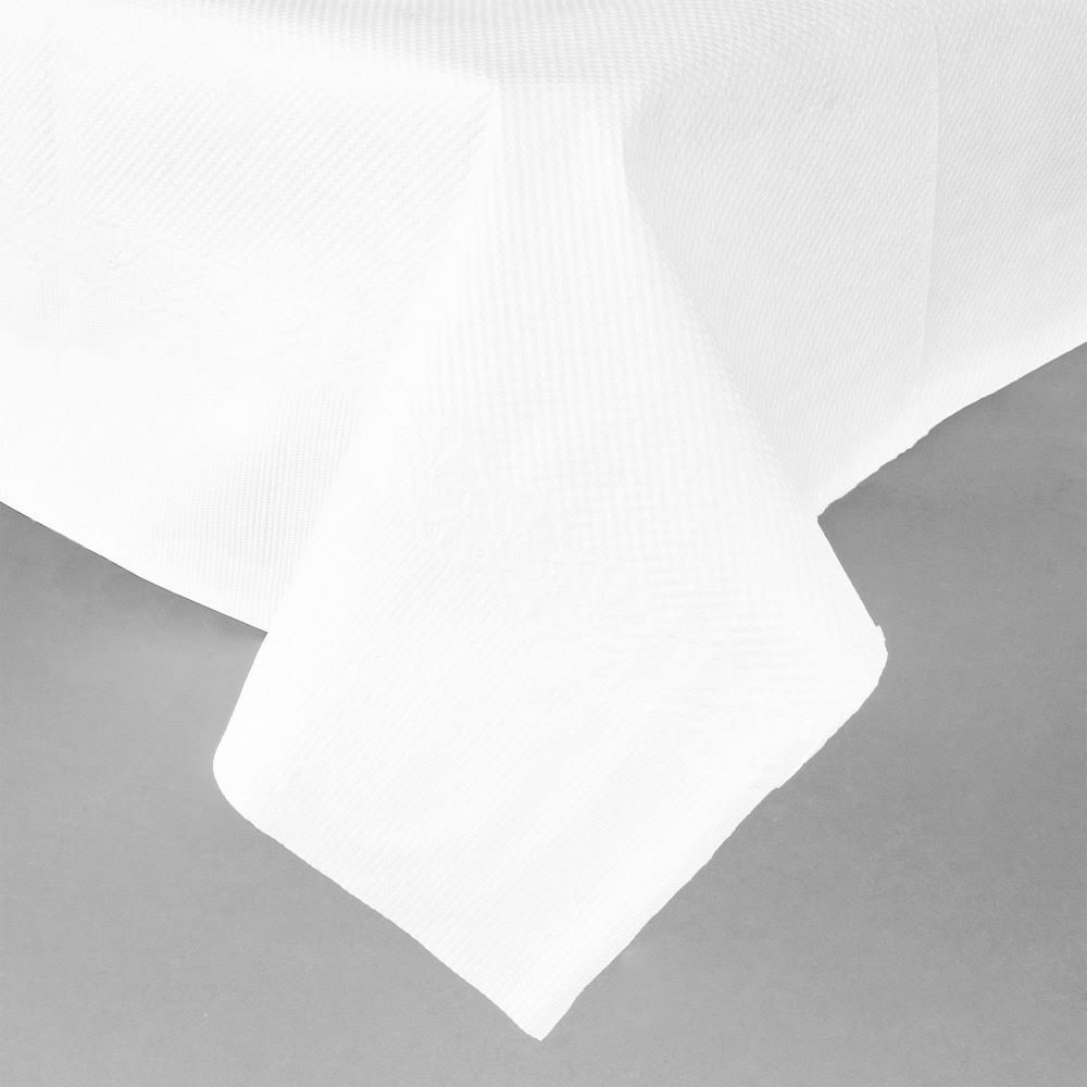 White Tissue Poly Table Cover - 50/Case M427025