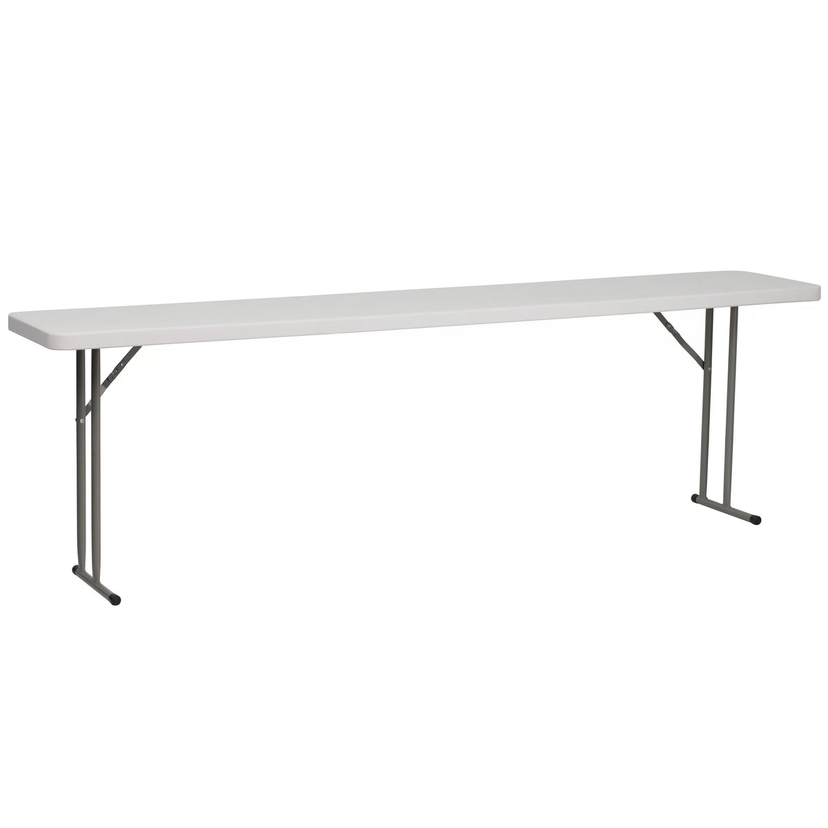 White Plastic Folding Indoor-Outdoor Training Table R994998