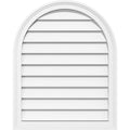 Round Top Surface Mount Functional Brickmould Frame PVC Gable Vent W390393