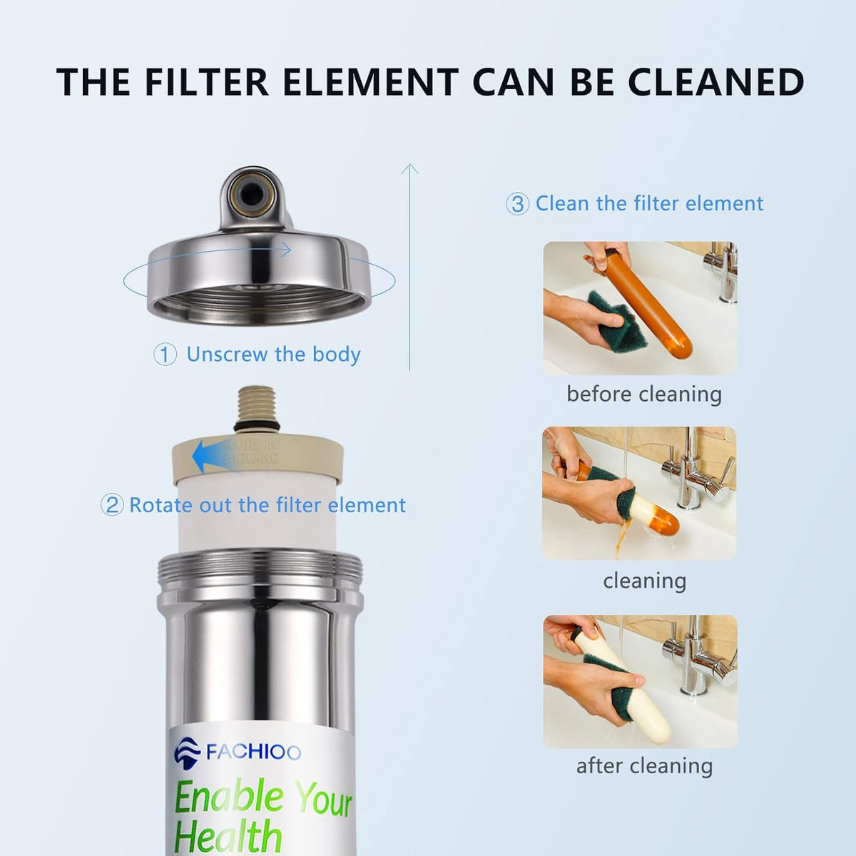 Under Sink Drinking Water Filtration System with Dedicated Faucet V453