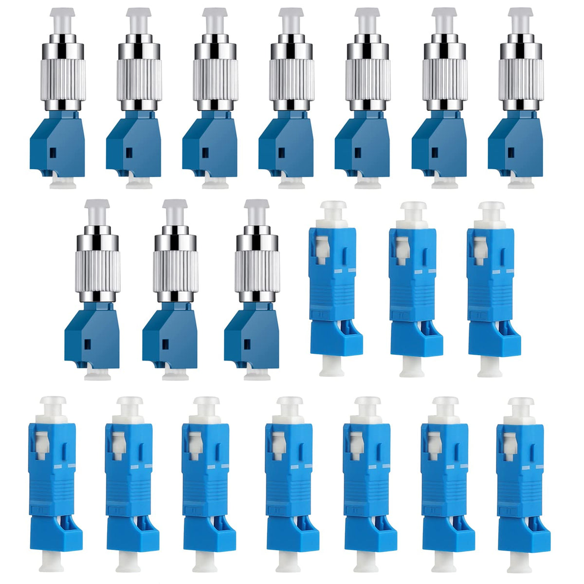10PC FC Male to LC Female and SC Male to LC Female Fiber Adapter I8078