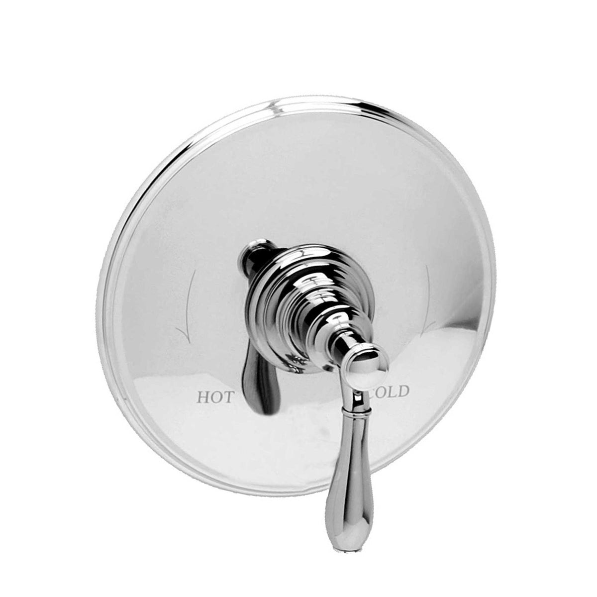 Satin Brass Shower Trim Plate with Handle J268