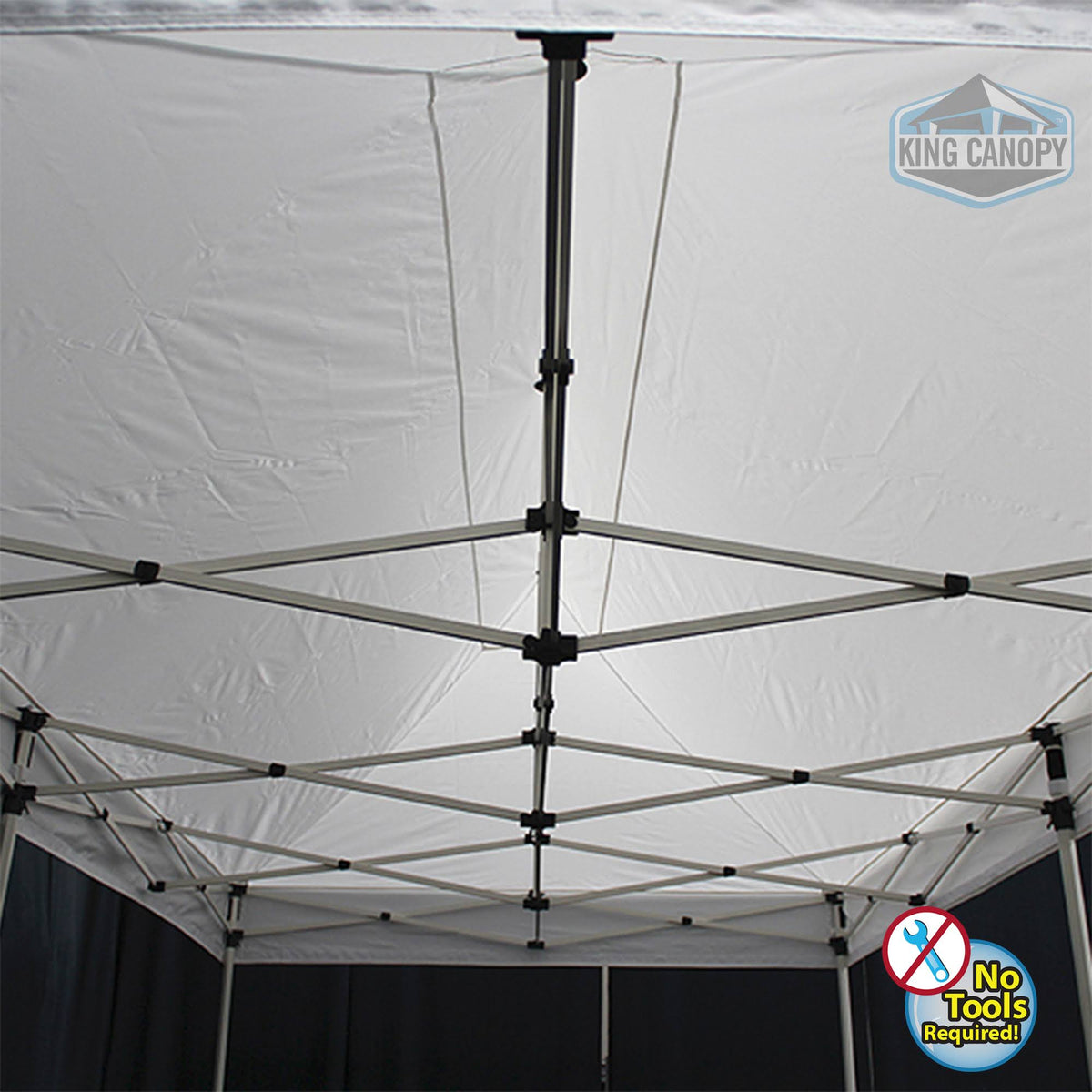 White Frame Instant Pop Up Tent W8927