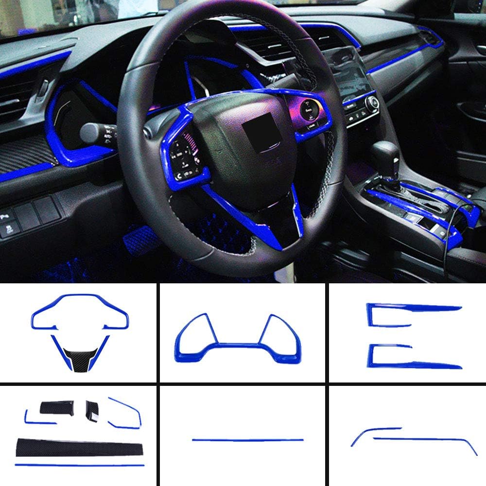 Car Interiors Decorative Trim Air Outlet Steering Wheel Cover 16Pcs Q376520
