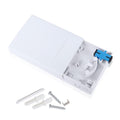 Fiber Optic Terminal Junction Box 2 Ports Pack of 2 V30451