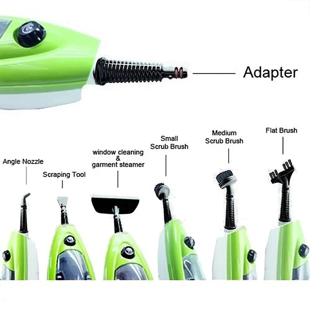 Floor Steamer with Detachable Handheld Steam Cleaner 6 in 1 C418663