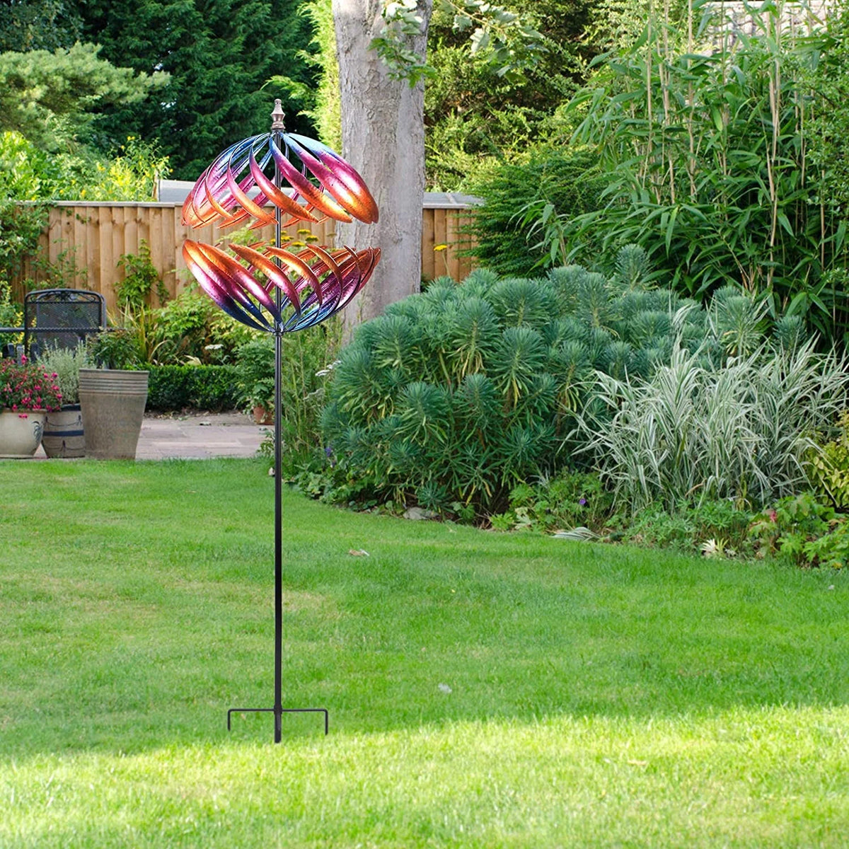 6.5FT Metal Kinetic Wind Spinner B428585
