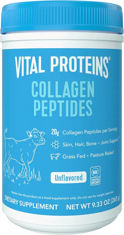 Unflavored Collagen Peptides Powder 9.33oz Y4157