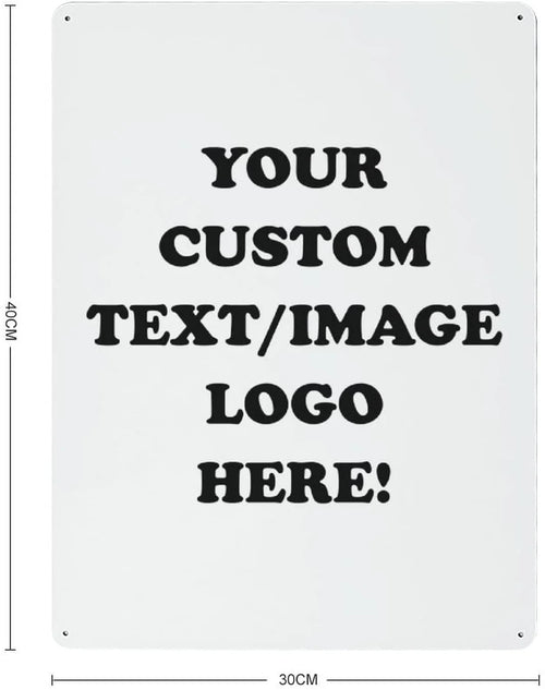 12x16inch Aluminum Wall Sign Q66930