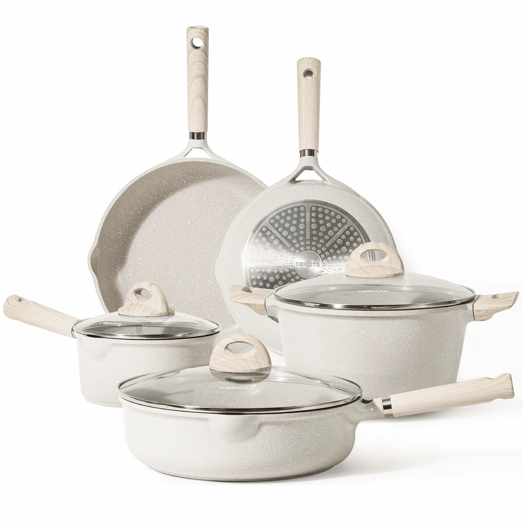 8 Pcs Nonstick Induction Cookware Set G9389
