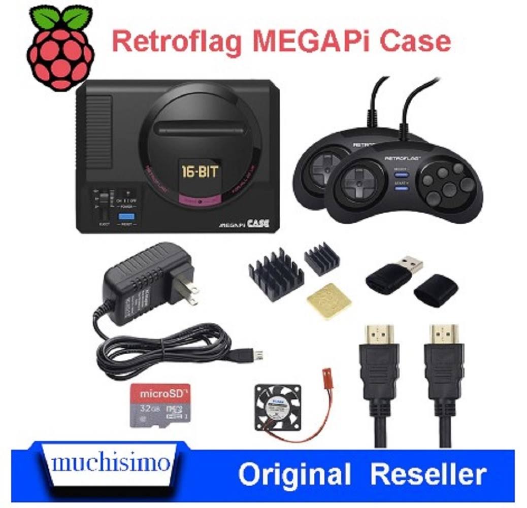 NESPi Case Plus with Power Button, Cooling Fan, Heatsinks, and Flannel Bag T358