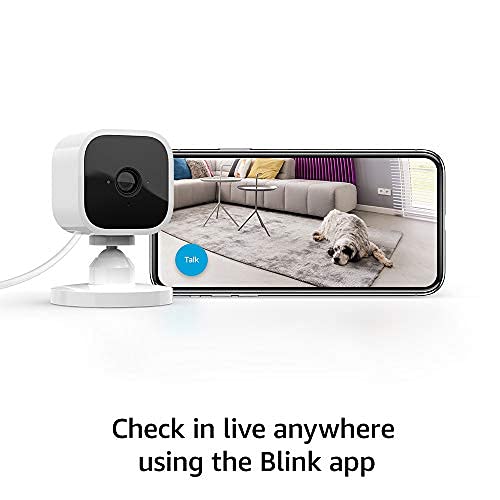 Compact Indoor Plug-In Smart Security Camera, 1080p HD, 2 Cameras (White) G194244