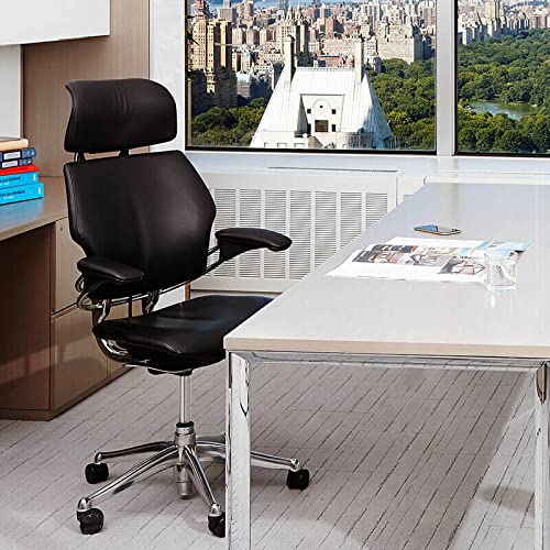 Walnut Ginkgo Fabric Ergonomic Office Chair with Headrest B397410