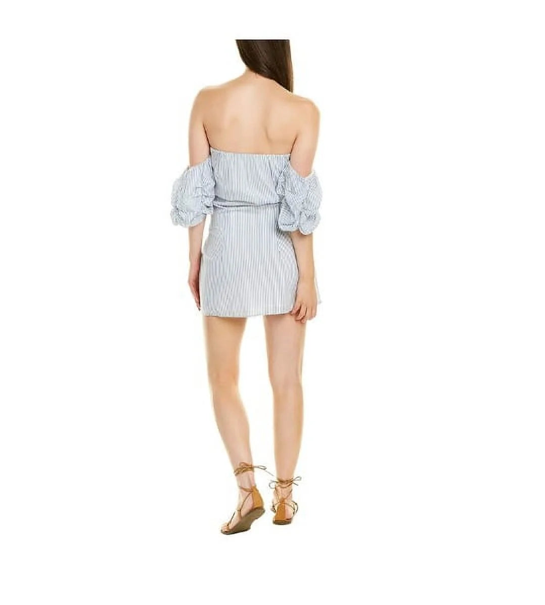 Striped Belted Dress W867107