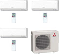 24,000BTU Multi-Split Heat Pump Outdoor Unit with 3 Wall Mount Air Conditioner B41793