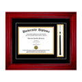 Single Diploma Frame with Tassel and Double Matting J498674