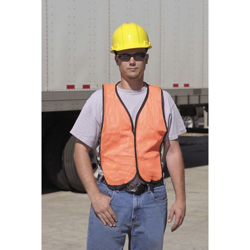 Orange High Visibility Safety Vest Q9845
