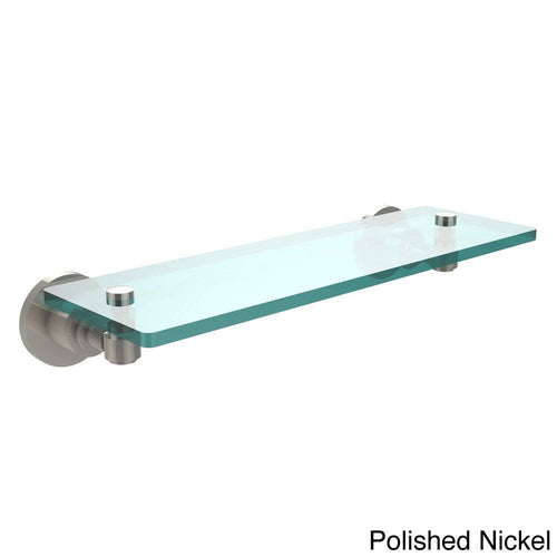 16x22 Glass Vanity Shelf Polished Nickel Y254