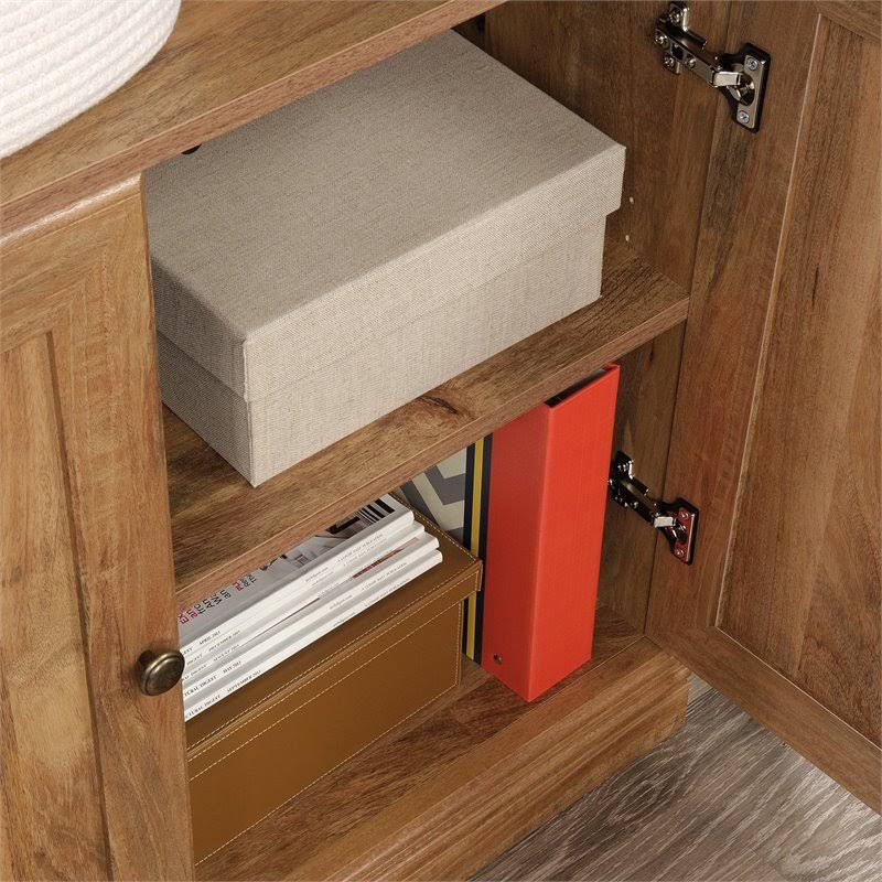 Sindoori Mango Beige 3-Shelf 2-Door Tall Wood Bookcase M52784