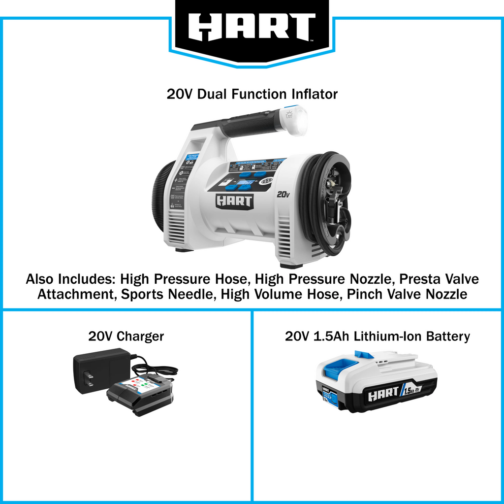 Cordless Dual Function Digital Inflator Kit I776486