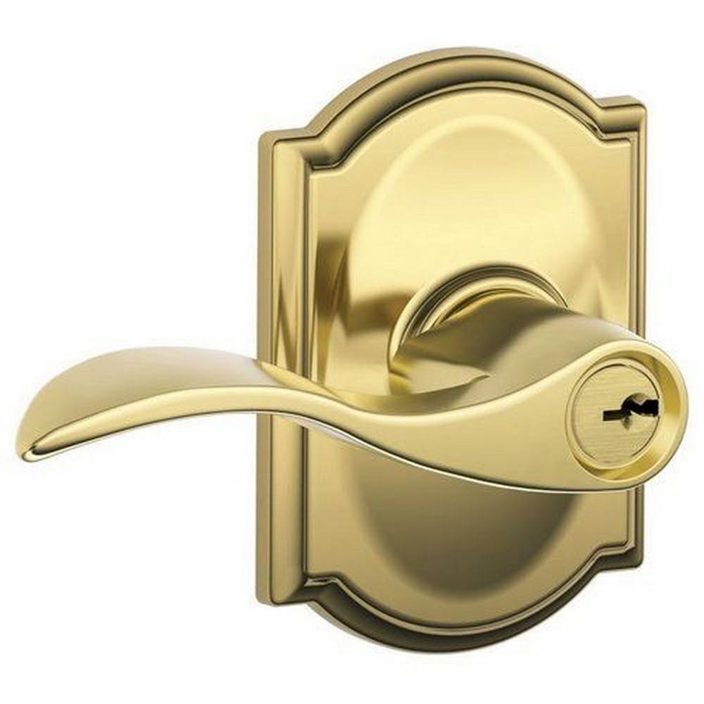 Lifetime Brass Keyed Entry Lever Lock V6207