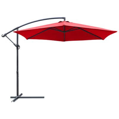 Red Cantilever Umbrella T9119