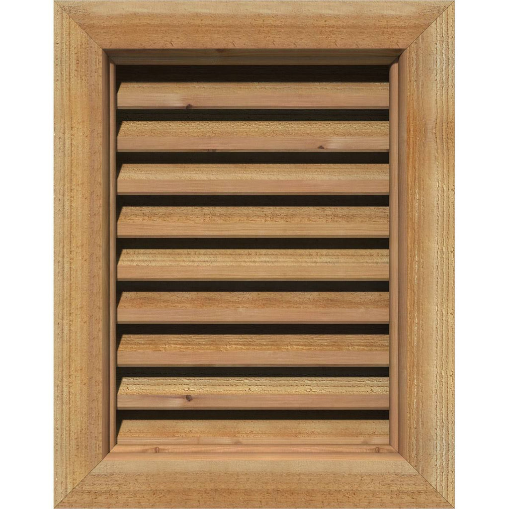 Vertical Gable Vent Unfinished Functional Rough W788