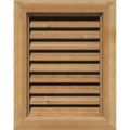 Vertical Gable Vent Unfinished Functional Rough W788