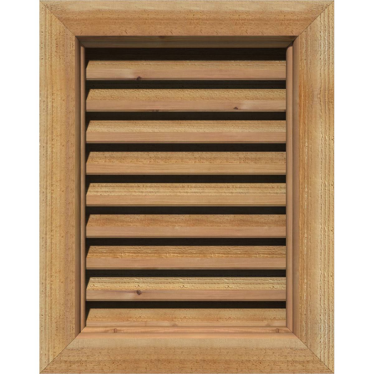 Vertical Gable Vent Unfinished Functional Rough W788