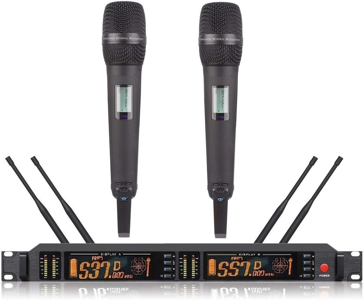UHF Dual Handheld Wireless Microphone System O2509