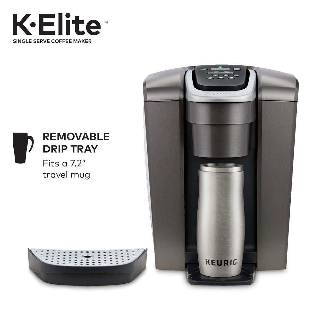 Brushed Silver Single-Serve K-Cup Pod Coffee Maker S9987