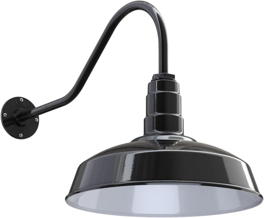 16 Dome 23 Gooseneck Galvanized Outdoor Wall Mounted Barn Light H418587