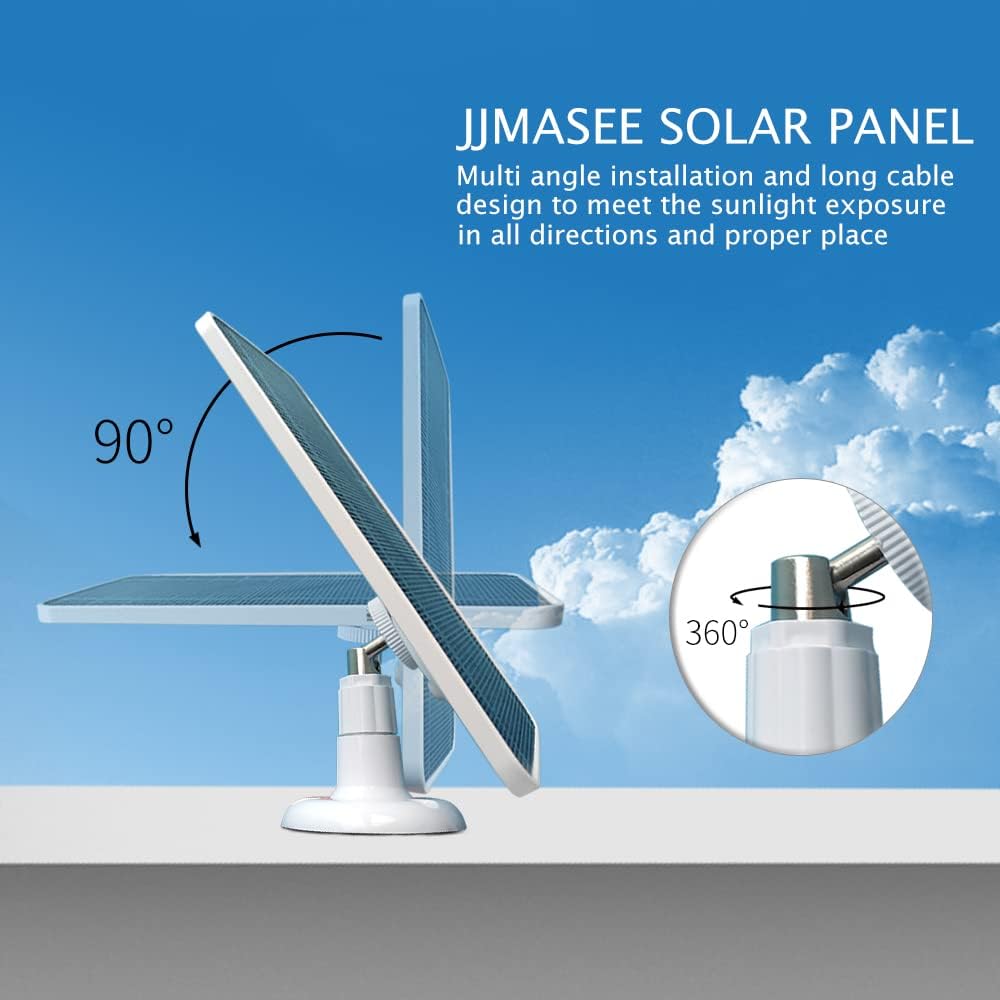 Solar Panel with 13 FT Cable and Adjustable Wall Mount (3 Pack) D78705