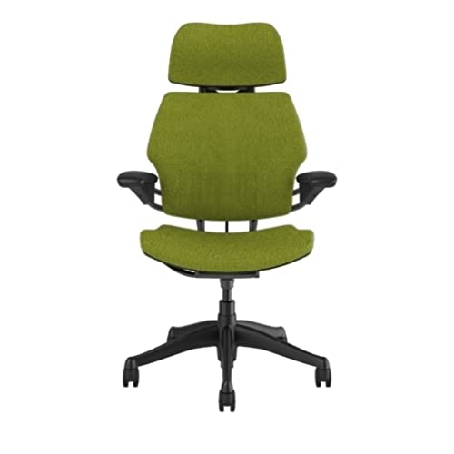 Walnut Ginkgo Fabric Ergonomic Office Chair with Headrest B397410